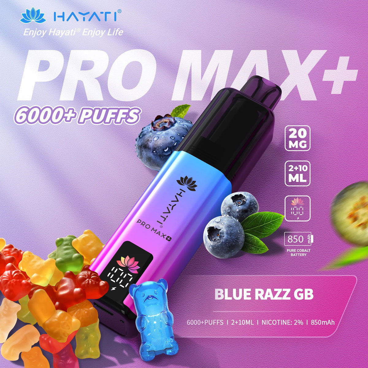 Hayati Pro Max+ 6000 Puffs Vape Kit