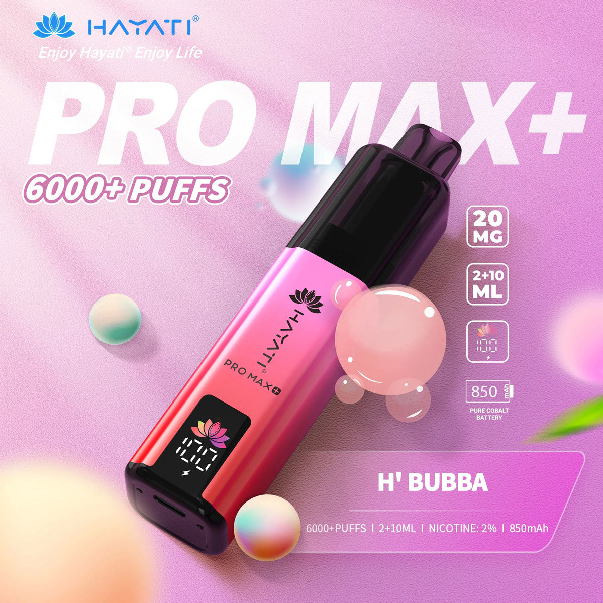 Hayati Pro Max+ 6000 Puffs Vape Kit