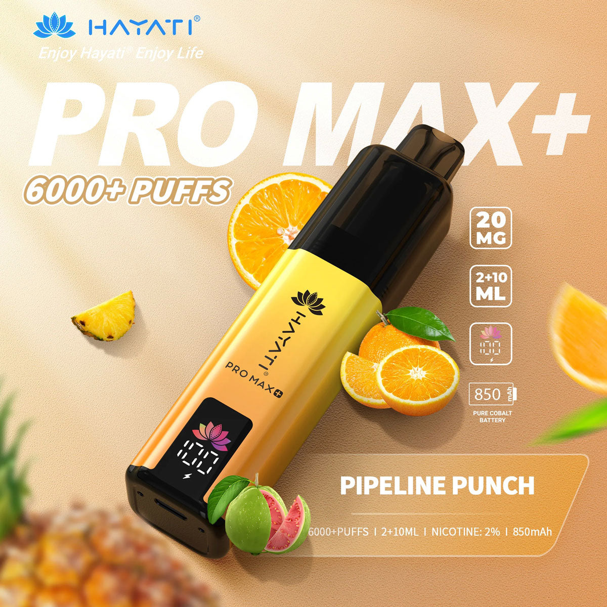 Hayati Pro Max+ 6000 Puffs Vape Kit