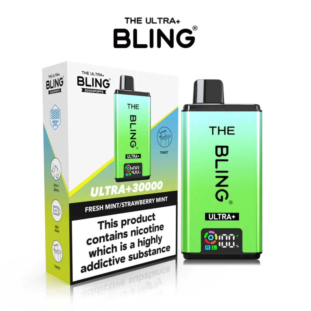 The Bling Ultra Plus 30000+ Puffs Prefilled Vape