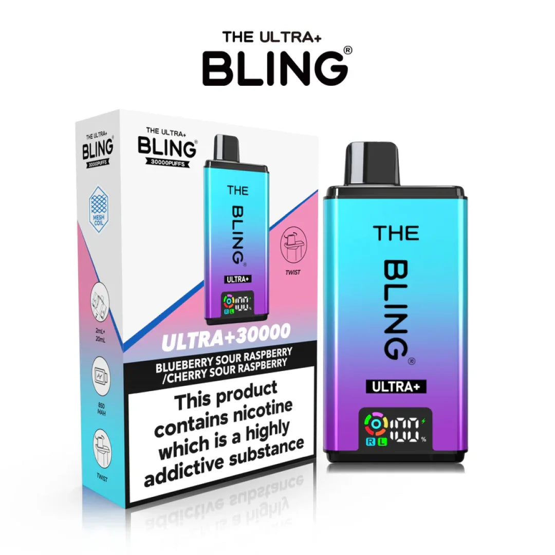 The Bling Ultra Plus 30000+ Puffs Prefilled Vape