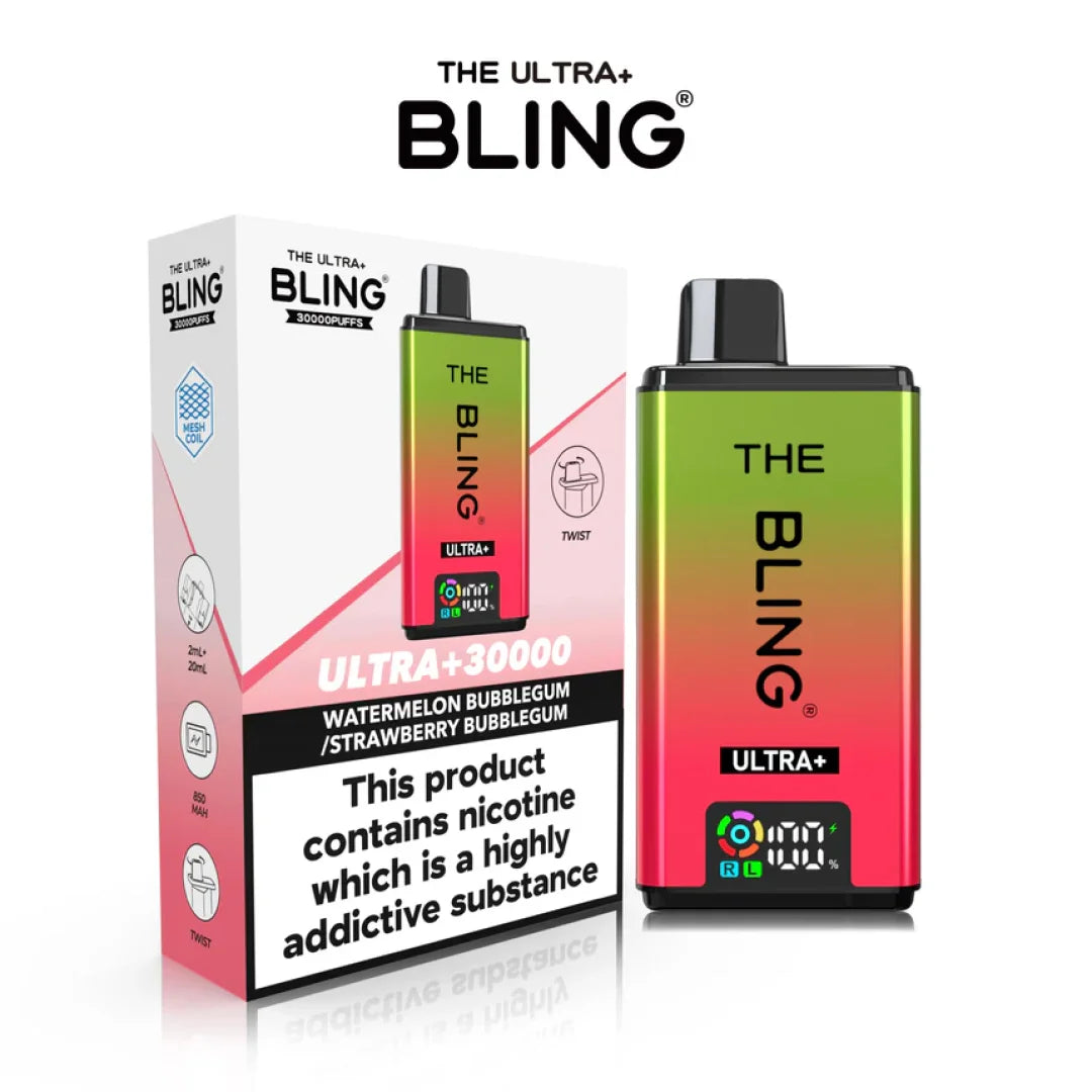 The Bling Ultra Plus 30000+ Puffs Prefilled Vape