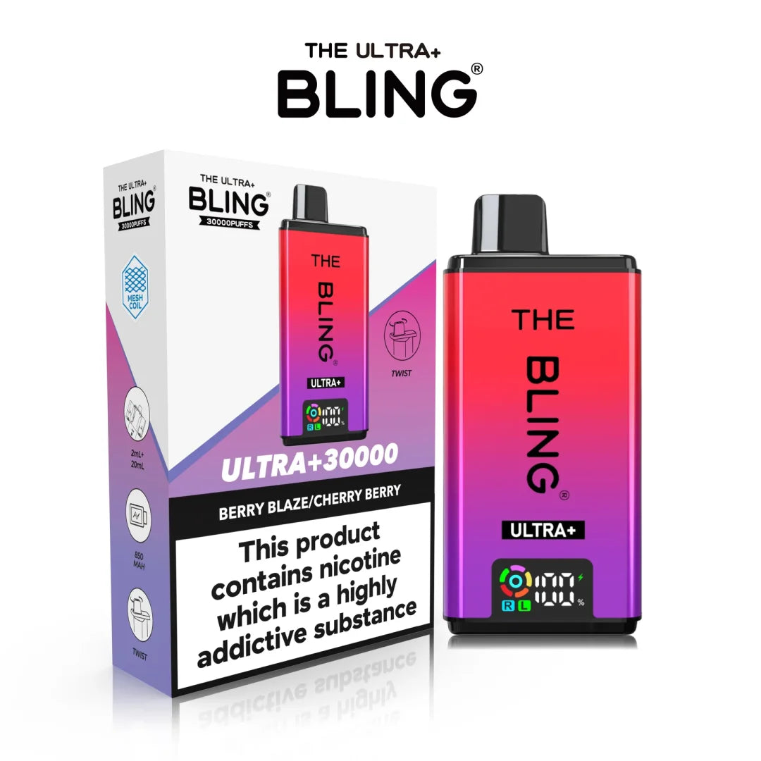The Bling Ultra Plus 30000+ Puffs Prefilled Vape
