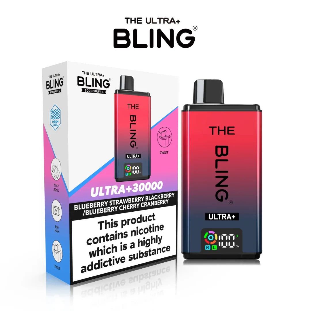 The Bling Ultra Plus 30000+ Puffs Prefilled Vape