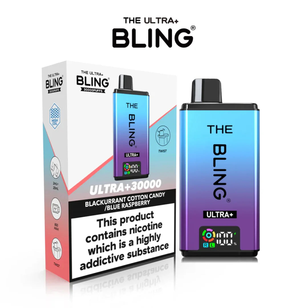 The Bling Ultra Plus 30000+ Puffs Prefilled Vape