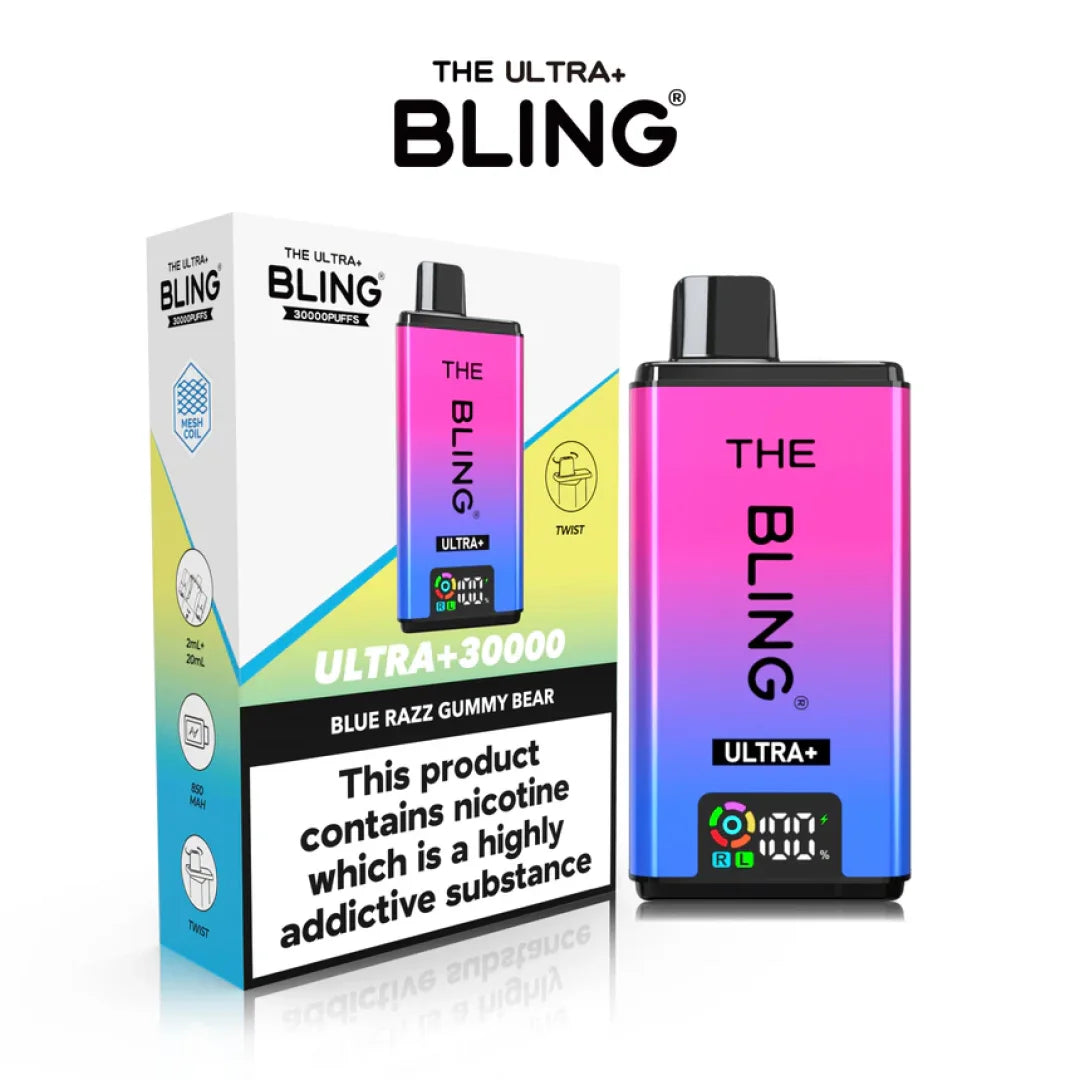 The Bling Ultra Plus 30000+ Puffs Prefilled Vape