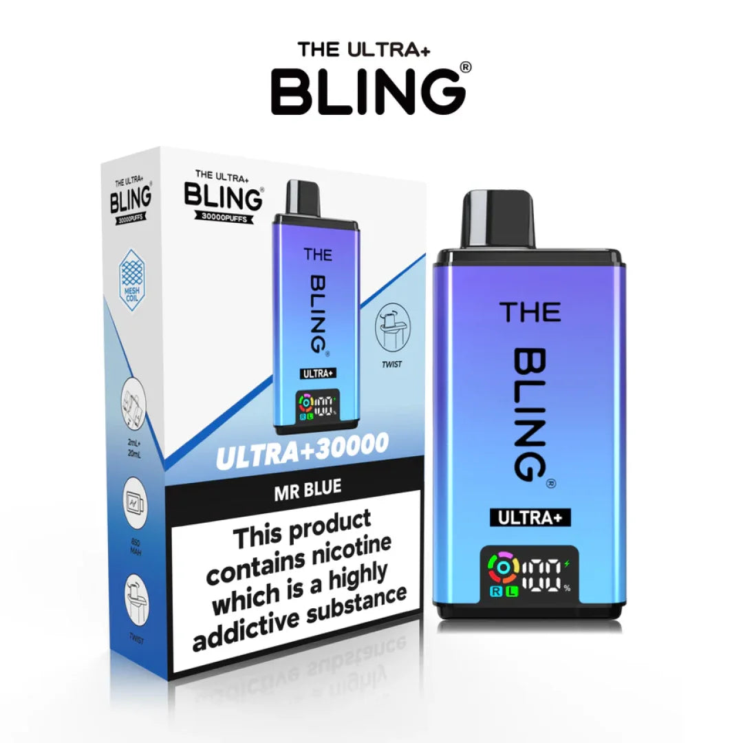 The Bling Ultra Plus 30000+ Puffs Prefilled Vape