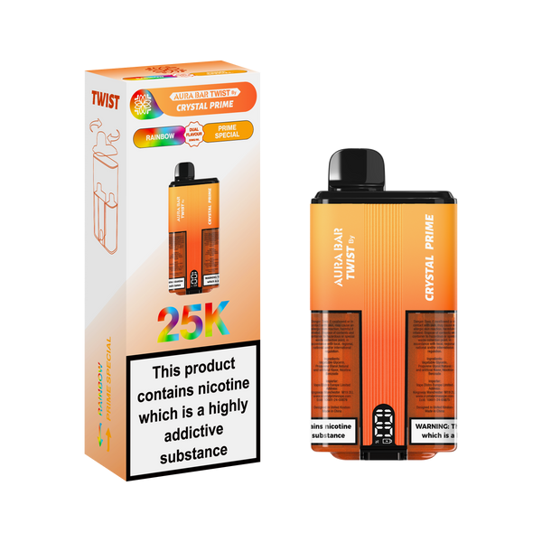 Crystal prime twist 25000 puff Rainbow-Prime_Special flavour