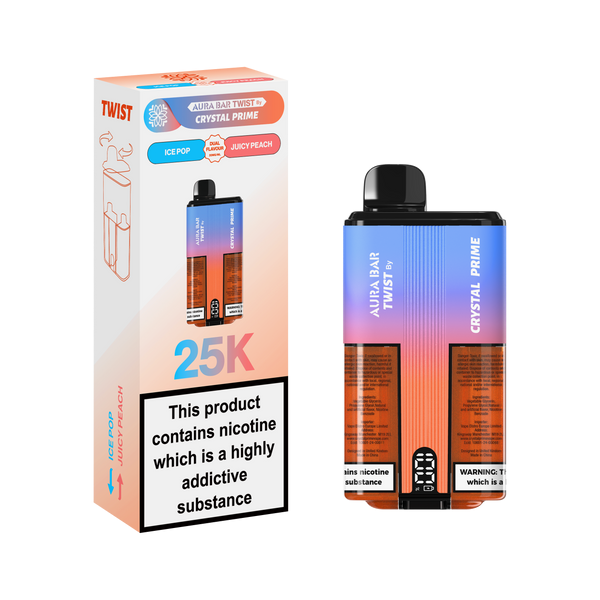 Crystal Prime Twist 25000 Puffs Disposable Vape 20MG