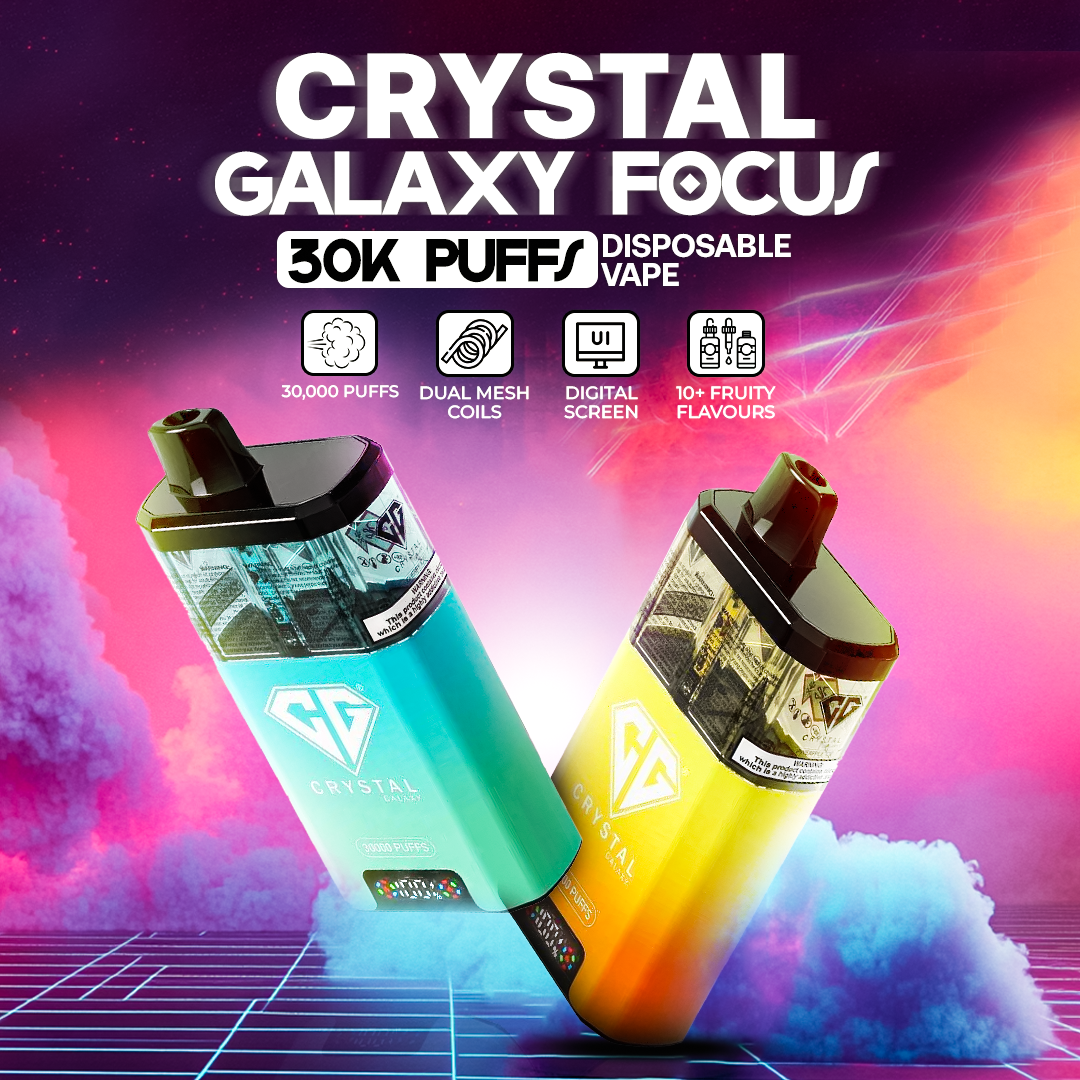Crystal Galaxy Focus 30K Puffs Disposable Vape 20MG