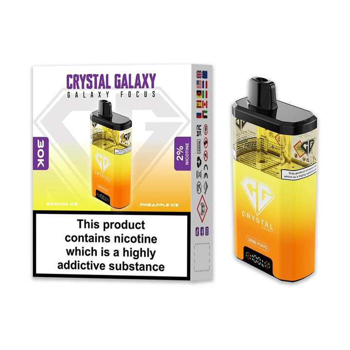 Crystal Galaxy Focus 30K Puffs Disposable Vape 20MG
