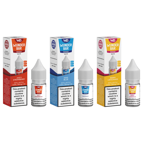 10ml Wunderbar Nic Salts (60PG/40VG)