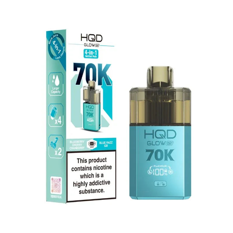 HQD Glow Air 70K Prefilled Vape Kit