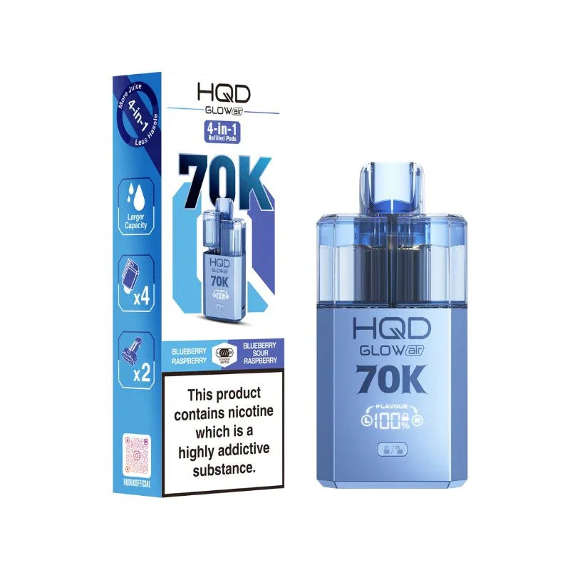 HQD Glow Air 70K Prefilled Vape Kit