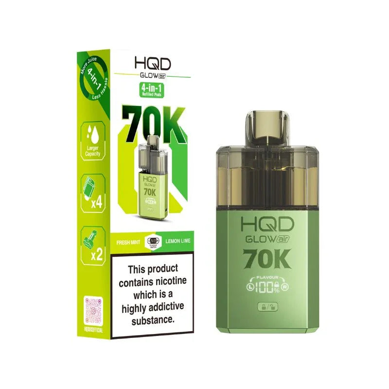 HQD Glow Air 70K Prefilled Vape Kit