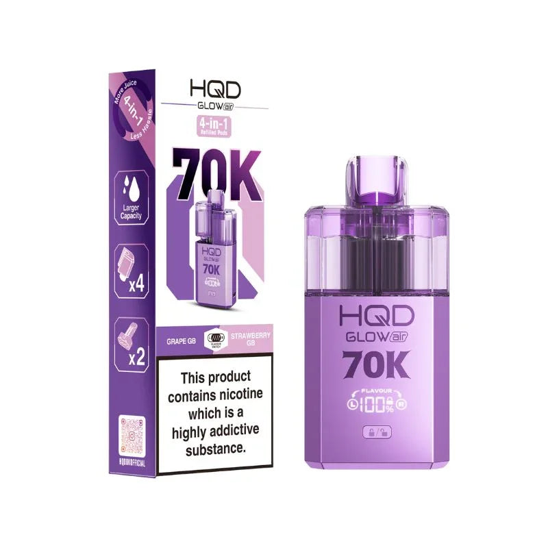 HQD Glow Air 70K Prefilled Vape Kit