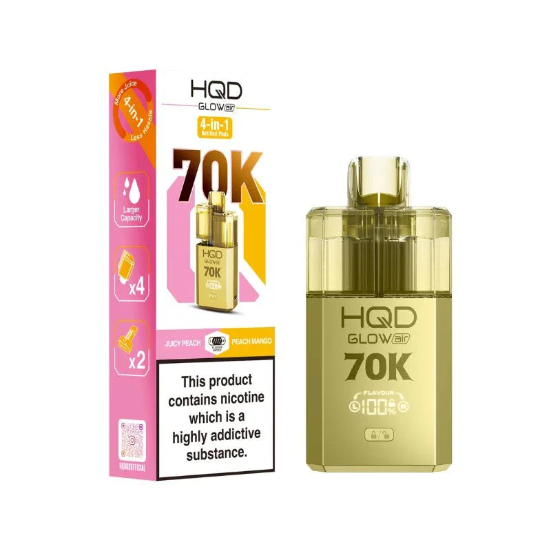 HQD Glow Air 70K Prefilled Vape Kit