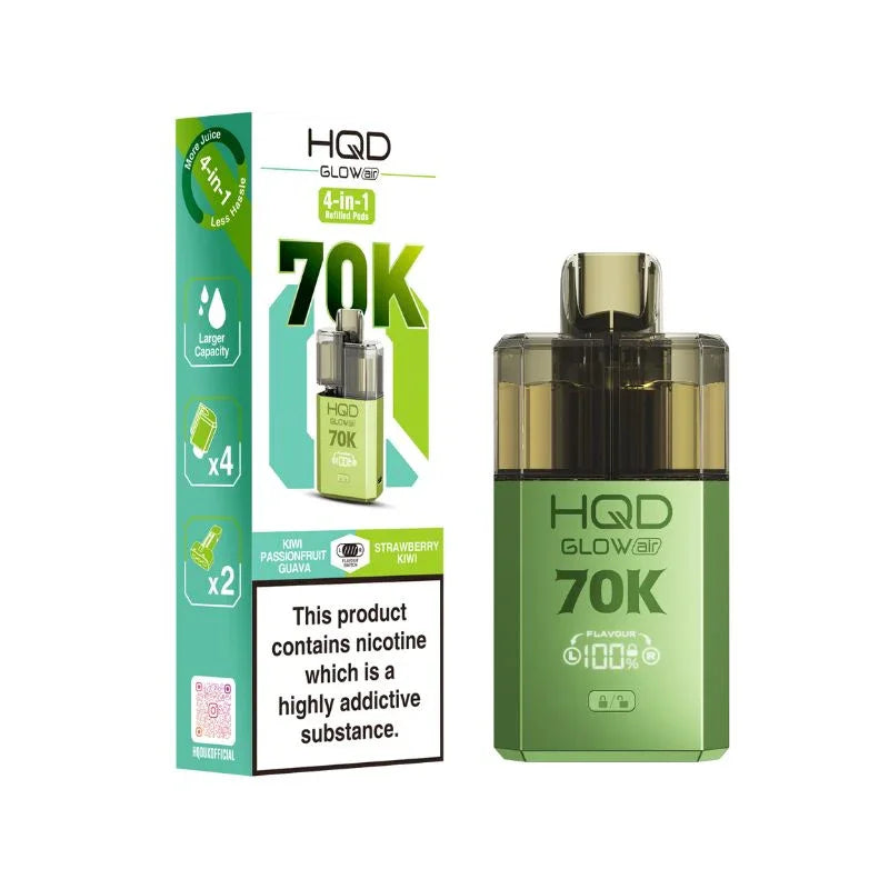 HQD Glow Air 70K Prefilled Vape Kit