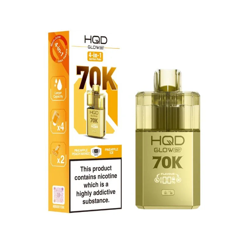 HQD Glow Air 70K Prefilled Vape Kit