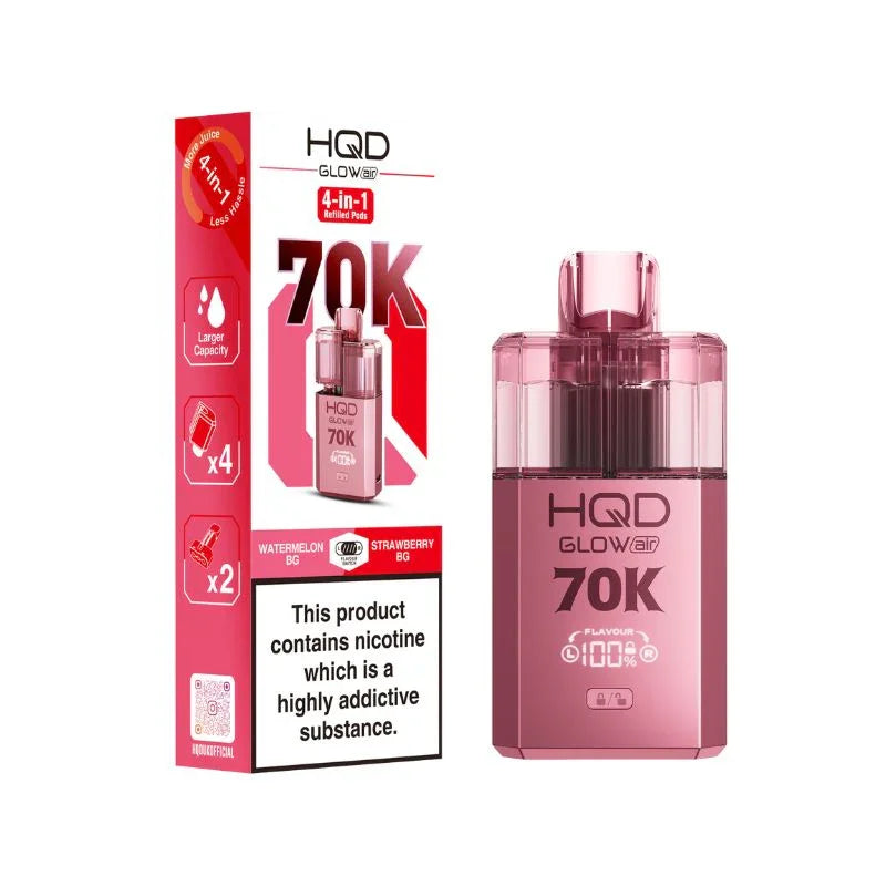 HQD Glow Air 70K Prefilled Vape Kit
