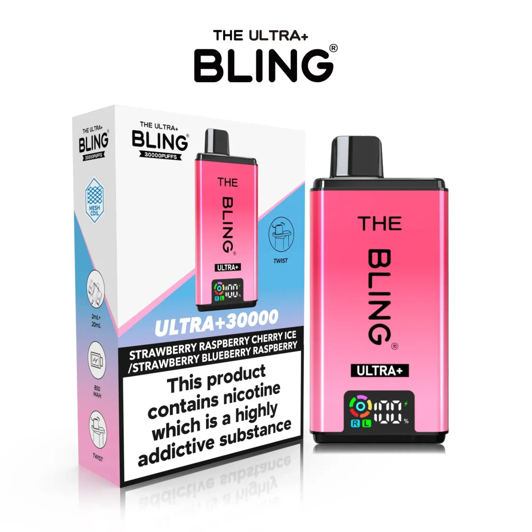 The Bling Ultra Plus 30000+ Puffs Prefilled Vape