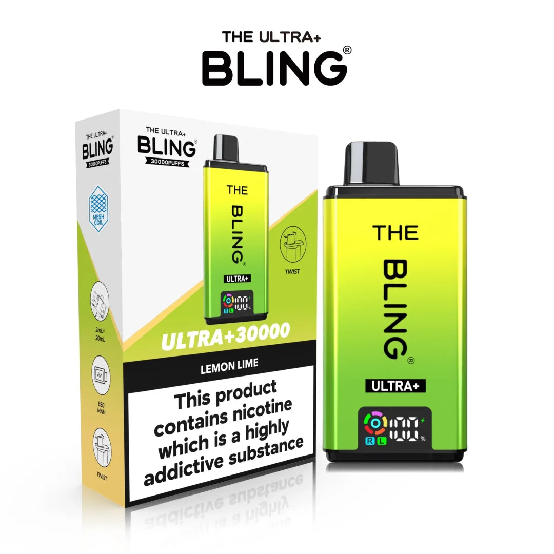 The Bling Ultra Plus 30000+ Puffs Prefilled Vape