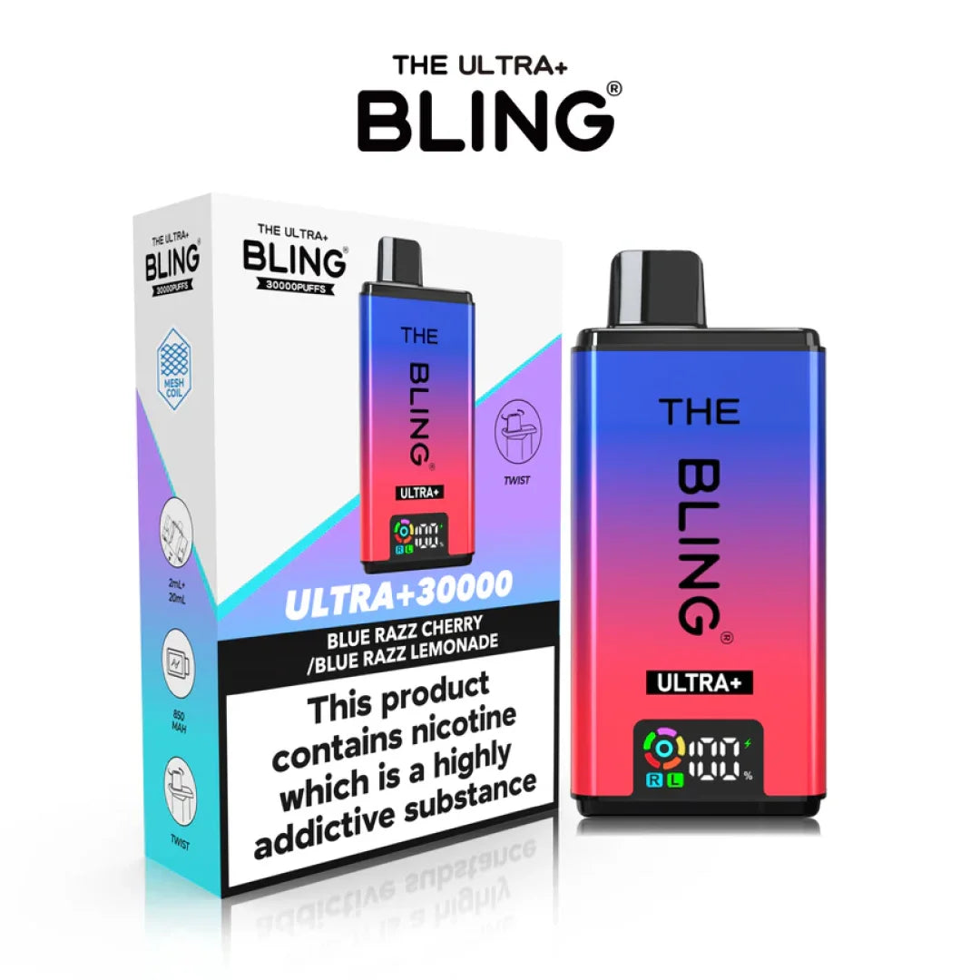 The Bling Ultra Plus 30000+ Puffs Prefilled Vape