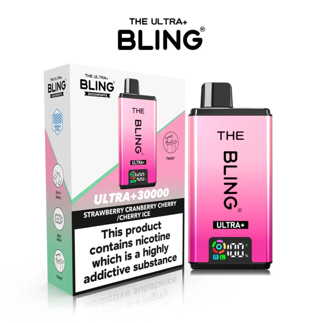 The Bling Ultra Plus 30000+ Puffs Prefilled Vape