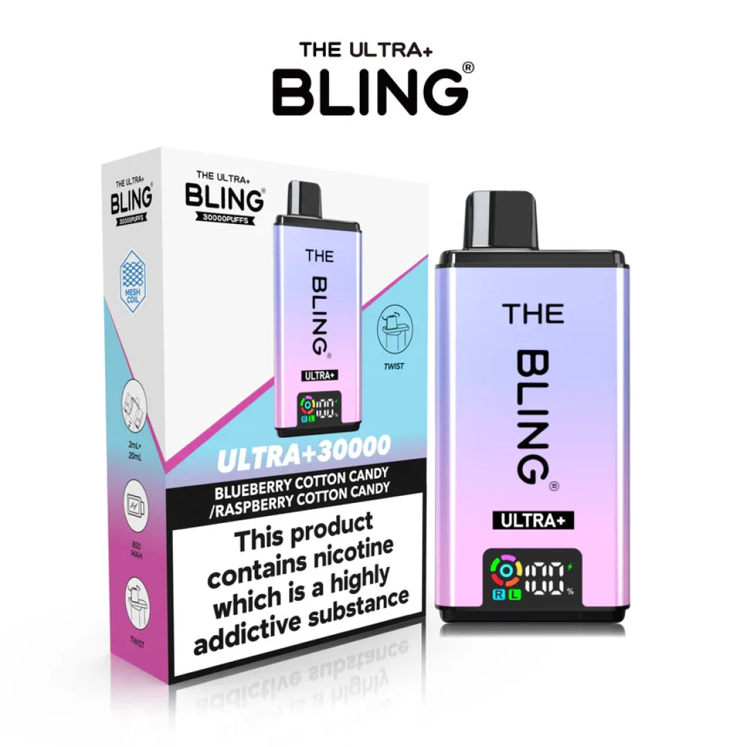 The Bling Ultra Plus 30000+ Puffs Prefilled Vape