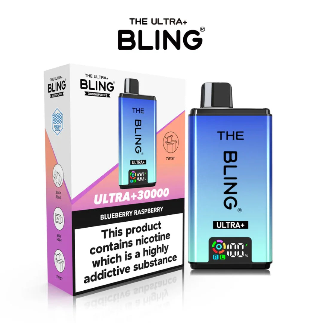 The Bling Ultra Plus 30000+ Puffs Prefilled Vape