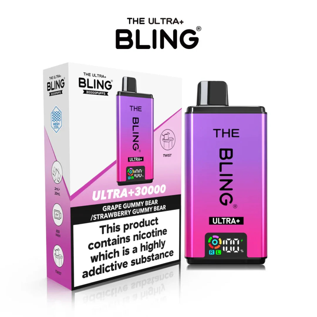 The Bling Ultra Plus 30000+ Puffs Prefilled Vape