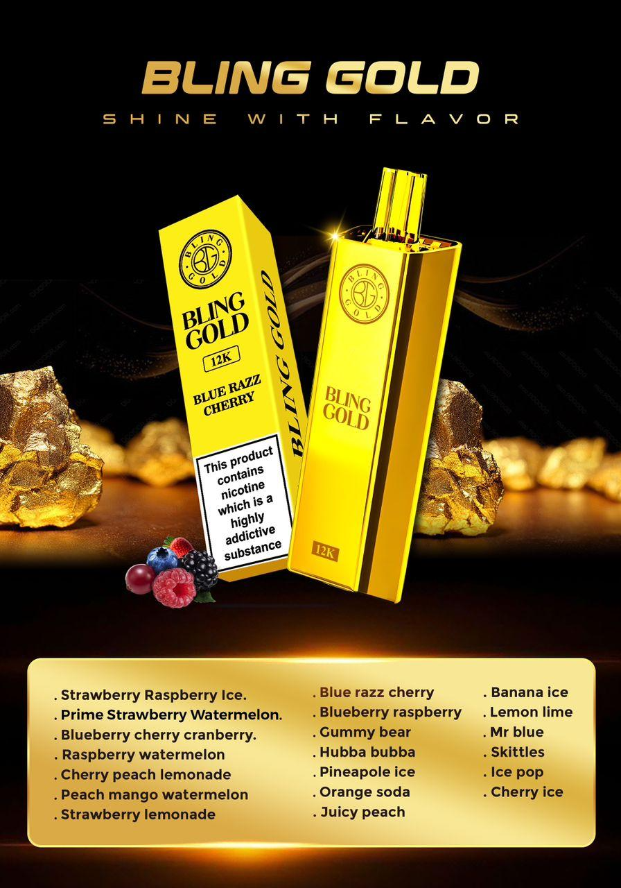 Bling Gold 12000 Puffs 20MG | Only £5.99 |